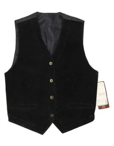C&A Womens Waistcoat UK 14 Medium Black Polyester BK10 - Picture 1 of 4