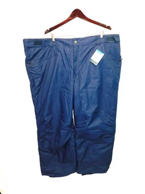 Columbia 4X Pantalones de Nieve Azul Oscuro Para Hombres Valley Point Aislados Impermeables NUEVO Foto 1 de 4