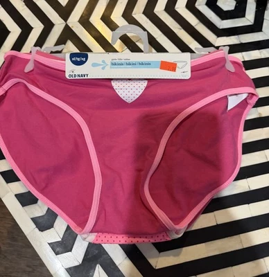 NEW With TAGS Bikini Underwear Girls XL 3 Pack Old Navy Pink  - Image 1 of 3