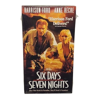 Six Days, Seven Nights (VHS Movie 1998) Harrison Ford Anne Heche New Sealed Foto 1 de 4