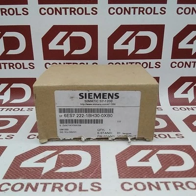 6ES7 222-1BH30-0XB0 | Siemens | SIMATIC S7-1200, 16x Point, Opened (NSO) - Image 1 of 2
