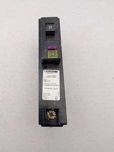 Square D HOM120PDF 120V 20A Single-Pole Plug On Neutral Circuit Breaker - Picture 1 of 9