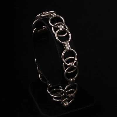 Pulseira de prata Hugo Grün 830S. Feito na Dinamarca. Vintage. Raro! - Imagem 1 de 4