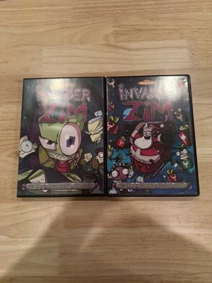 Invader Zim DVD Lot Vol 2 3 Nicktoons Region 1 Animated Series Discs Set - Image 1 of 4