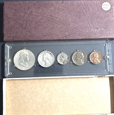 1957 US Proof Set in Deluxe Plastic Holder .90 silver - Image 1 of 4