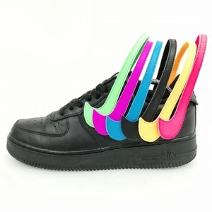 Men 7.0US Ah8462-002 Air Force 1 Low Swoosh Pack All-Star 2018 Sneakers Black - Picture 1 of 10