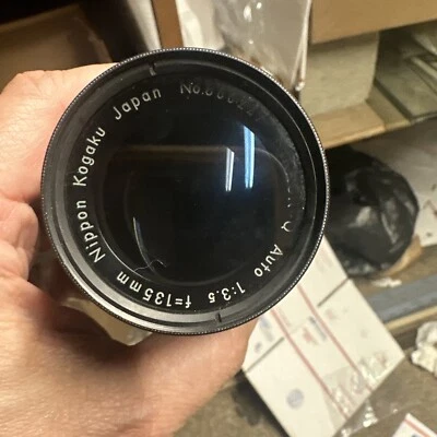 NIKON NIKKOR-Q AUTO 1:3.5 F-135MM LENS NIPPON KOGAKU JAPAN  - Image 1 of 4