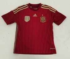 Adidas Kids 9-10Y FIFA World Cup 2010 Champions Spain Football Shirt Red/Gold 