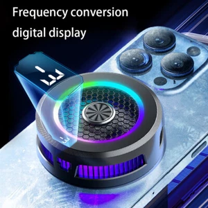 Refroidisseur Téléphone Magnétique & Clip Arrière RGB Éclairage Téléphone Ventilateur 15W pour iPad - Iphone - Photo 1 sur 8