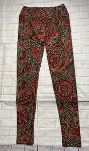 Lularoe OS One Size Leggings Hearts Love Valentine’s Day Floral NEW Soft - Picture 1 of 9