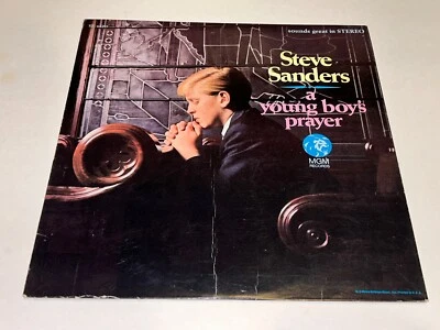 Steve Sanders A Young Boys PrayerSouthern Gospel Music Vinyl Record Album LP 22S Foto 1 de 4
