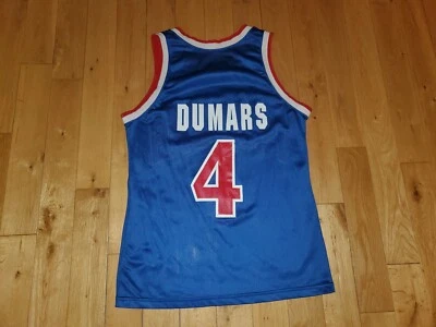 Vintage 1992 Champion Joe Dumars DETROIT PISTONS Mens NBA Team Replica JERSEY 40 - Image 1 of 4