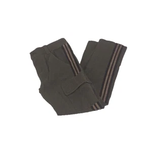 NWT Crazy 8 Girls Size 6 Cargo Pants Green Black Gold Pockets Slide Button - Picture 1 of 3