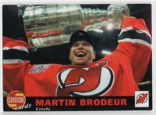 MARTIN BRODEUR STADION WORLD STARS 2000 #156 NEW JERSEY DEVILS RARE SP