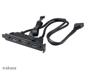 Adaptador interno Akasa AK-CBUB52-50BK USB 3.1 Gen 2 con dos puertos Gen 1 Tipo-A - Imagen 1 de 1