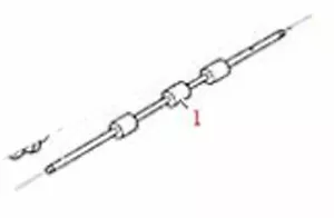 Rodillo HP RA1-7654 para conjunto de rodillos de alimentación HPIIp - para casete inferior (opcional) - Imagen 1 de 1