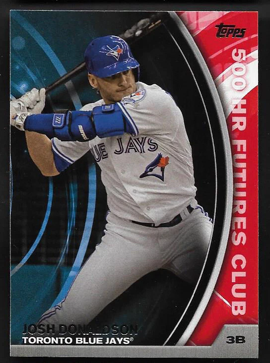 2016 Topps Update 500 HR Home Run Futures Club Insert Josh Donaldson # 500-11 - Image 1 of 1