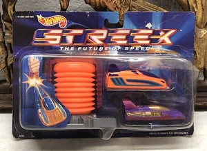 Blister de 2 vehículos Mattel Hot Wheels Streex 1991 vintage sin abrir - Imagen 1 de 9