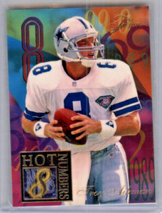 1994 Fleer Ultra Flair Hot Numbers Troy Aikman #1 DALLAS COWBOYS