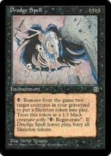 Drudge Spell x4  Homelands MtG  LP to NM