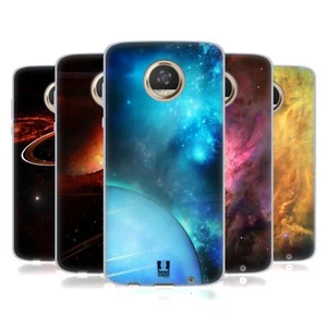 HEAD CASE DESIGNS SPACE WONDERS SET 2 GEL CASE & WALLPAPER FOR MOTOROLA PHONES - Picture 1 of 13