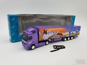 Albedo Volvo FH16 GL Box semitrailer purple “Milka Ostern 1996” 320014 /AL1049