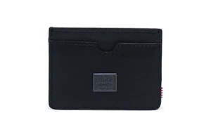 Herschel Charlie Wallet Leather - Black RRP £40 - Picture 1 of 3