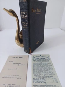 Holy Bible Pictorial Home Edition KJV Pronouncing 1901 Bagster & Sons / Pott - Picture 1 of 19