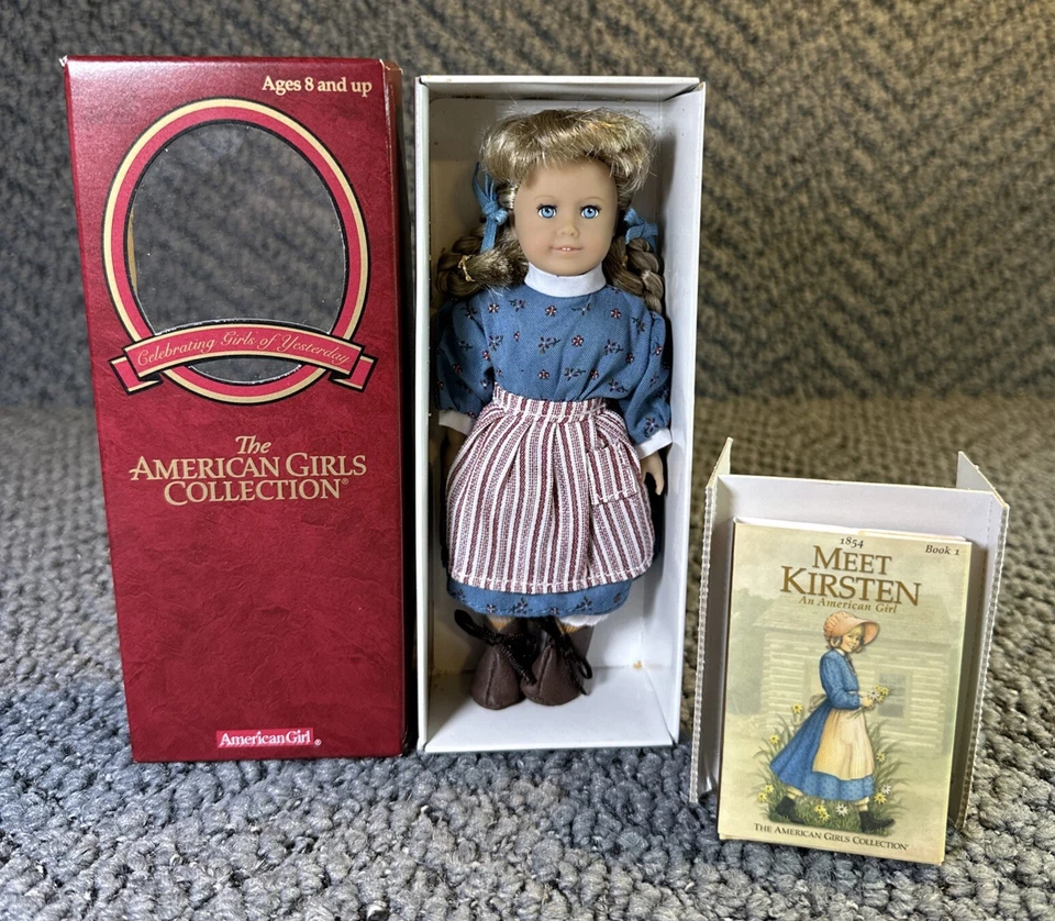 American Girl 25th Anniversary Kirsten Mini Doll and Book