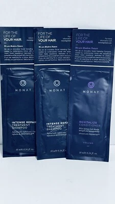 🔥2 Monat интенсивный ремонт шампунь и 1 оживить кондиционер образец пакет 10 мл - Изображение 1 из 3