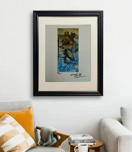 Salvador Dalí, Original Hand-signed Lithograph with COA & Appraisal of $3,500 - Picture 1 of 13