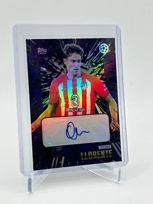 2023-24 Marcos Llorente Atletico Madrid Topps Gold X Whip Auto - Image 1 of 2