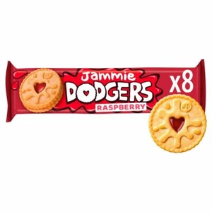 Jammie Dodger 140g - Raspberry Jam in Shortbread Cookies - Pack of 4 - Picture 1 of 6