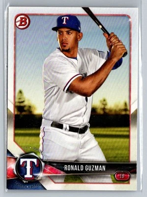 2018 Bowman #BP122 Ronald Guzman Prospects - Image 1 of 2
