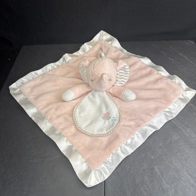 Douglas Baby Pink Elephant Lovey 14" Plush Stuffed Animal Baby Toy Blanket Foto 1 de 4