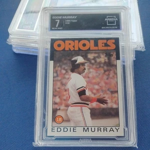 1986 Topps Chewing Gum - Eddie Murray #30 Baltimore Orioles graded 7 Arena Club - Picture 1 of 2