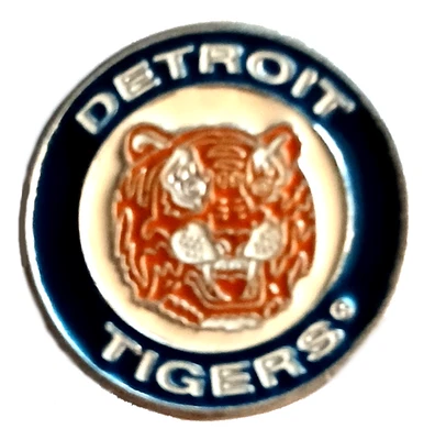 Tigers Pins UNIQUE RARE MADE USA 1980's Detroit Tigers Pin Logo Baseball MLB Pin - Image 1 of 3