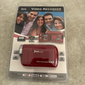JAZZ DV140 VIDEO CAMCORDER Red 1.44" LCD 4X DIGITAL ZOOM New in Sealed Package - Picture 1 of 7