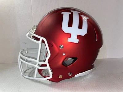 INDIANA HOOSIERS NCAA Riddell Speed Trophy Football Helmet- Full Size MED-USED - Image 1 of 4