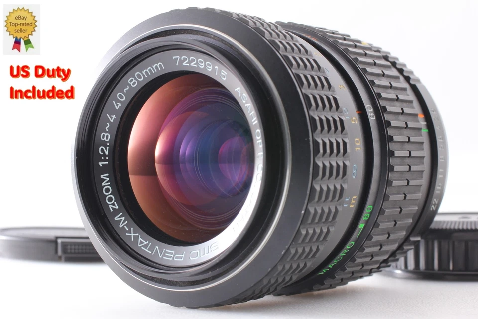 [N MINT] SMC Pentax-M Zoom 40-80mm F2.8-4 zoom Lens for K PK Mount From Japan - Image 1 of 4