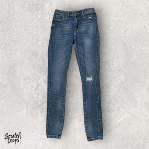 BDG Women's Jeans Size 25 X 27 Distressed Denim Skinny Fit Trendy Tattered - Picture 1 of 4