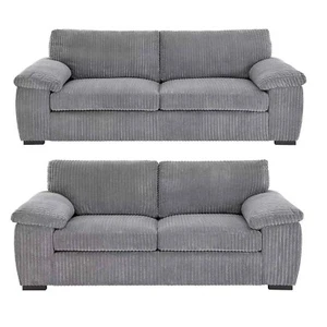 AMALFI 3+2 Seater Sofa jumbo cord Fabric - Picture 1 of 8