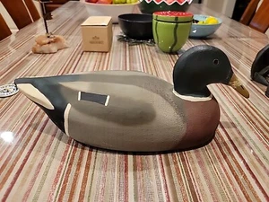 Vintage Herter's Inc. 1893 Series Duck Decoy  Repaired Bill 14.5" - Picture 1 of 14