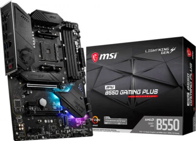 MSI Scheda Madre MPG B550 Gaming Plus Presa AM4 ATX AMD B550 B550-GAM-PLUS - Immagine 1 di 4