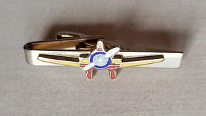 Enamel Aircraft Airplane Propeller tie clip badge - Picture 1 of 2