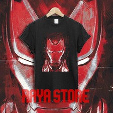 Poster Marvel Avengers Endgame end game iron man tony stark mask t shirt unisex 