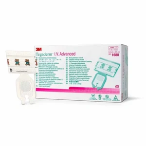 3M US Opco 3M Tegaderm I.V. Dressings, 1-1/2 X 1-3/4 Inch, Film, With Securing M - Picture 1 of 1