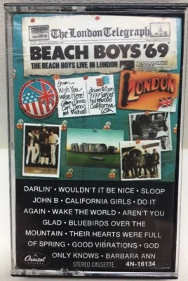Beach Boys ‘69 Live In London Cassette Tape 4N 16134 - Image 1 of 4