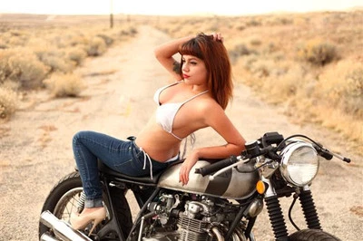 Vintage BLACK Jackhammer grips for 7/8" bars  old school ribbed Anderson grips  - Image 1 of 4