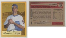 2002 Bowman Heritage Chrome Refractors Gold /175 Juan Cruz #16BHC